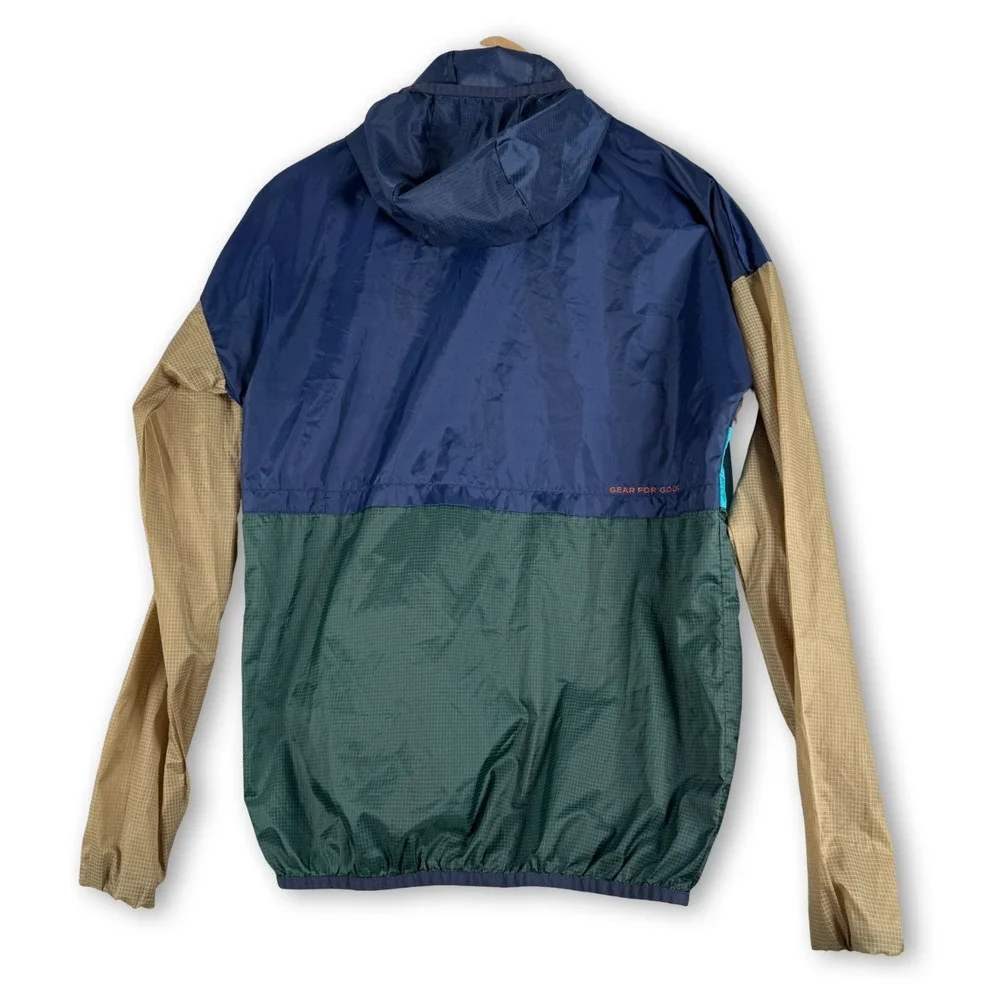 New Cotopaxi Teca Half Zip Windbreaker Ultralight Hoodie Sycamore Jacket Sz XS